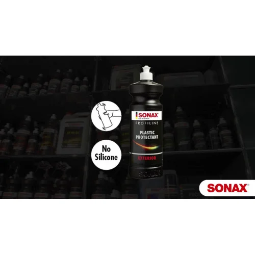 Solutie pentru curatare suprafete exterioare din plastic SONAX Profiline Plastic Protectant Exterior 210300, dressing exterior, recipient 1 litru