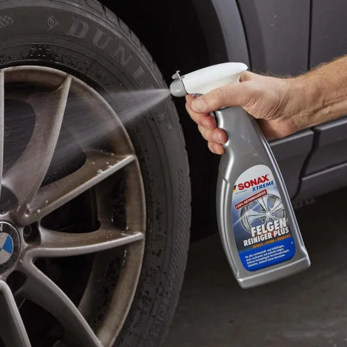 Solutie pentru curatare jante SONAX Full Effect Wheel Cleaner 230200, recipient 500 ml