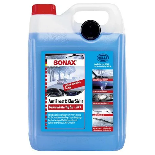 Lichid de parbriz pentru iarna SONAX 332500, -20 Celsius, recipient 5 litri, parfum citric