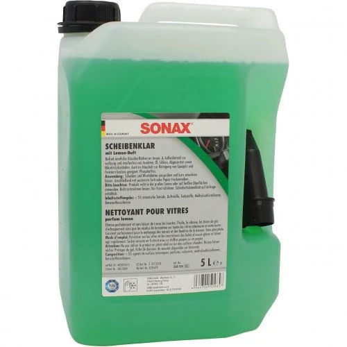 Solutie pentru curatare geamuri SONAX Clear Glass 338505, recipient 5 litri, fara fosfati
