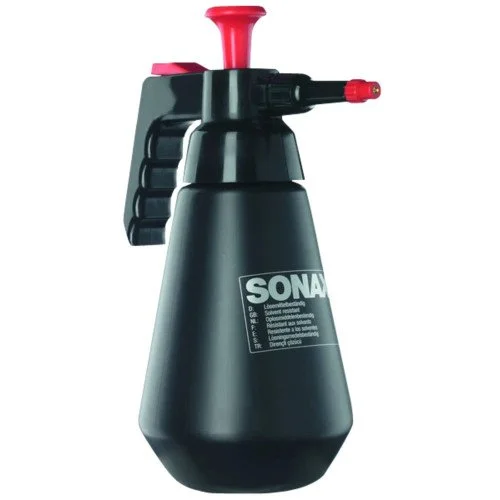Recipient pulverizator solventi SONAX Pump Vaporizer Solvents 496900, pompa de presiune manuala, duza de pulverizare reglabila, recipient 1.5 litri