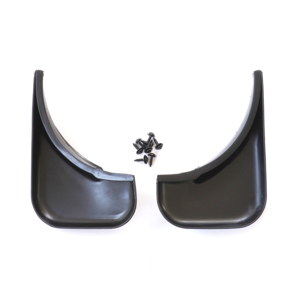 Set 4 aparatori de noroi MEGA DRIVE 51681, din plastic, negru, cu suruburi montaj, pentru Volkswagen Golf 5 2003-2008
