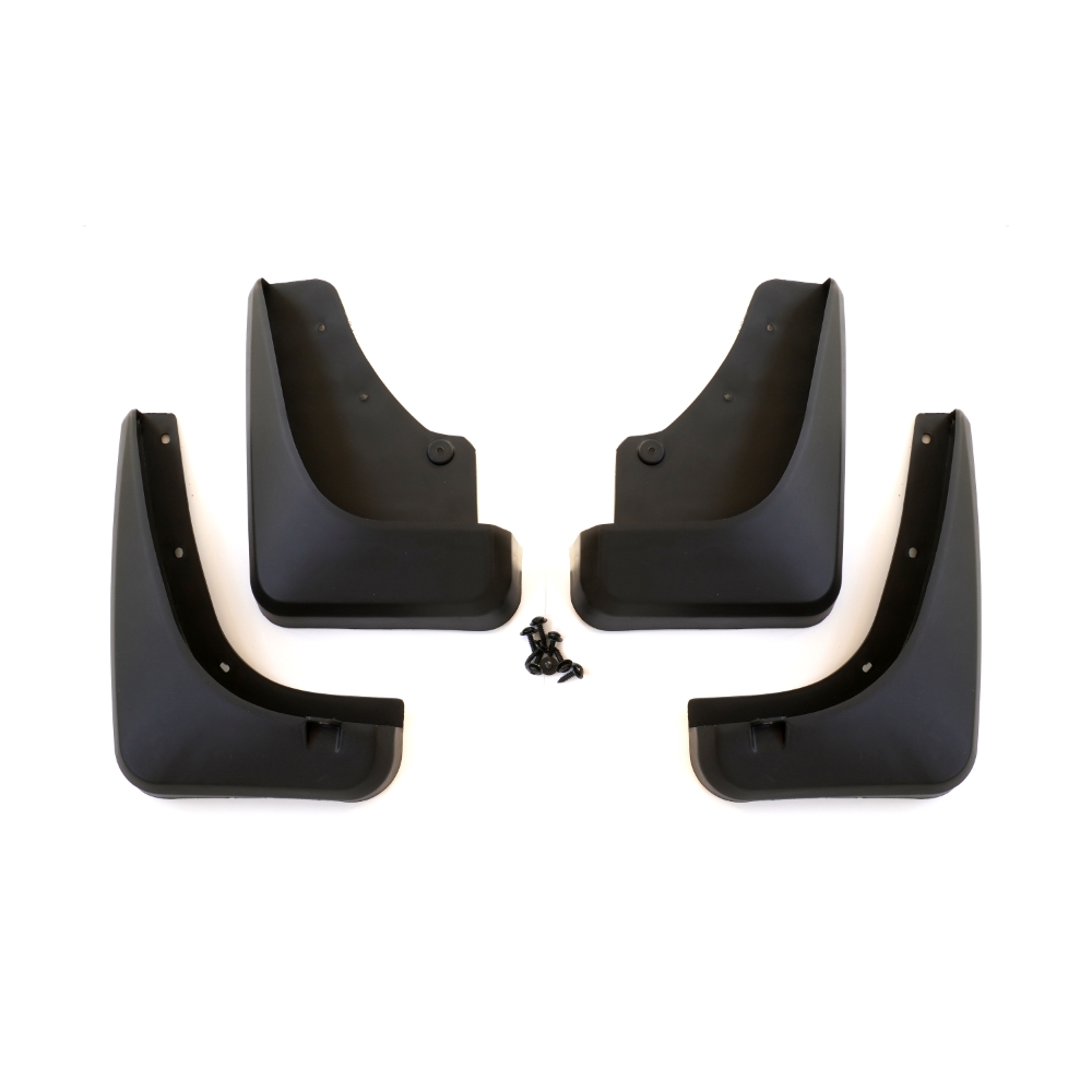 Set 4 aparatori de noroi MEGA DRIVE 51623, din plastic, negru, cu suruburi montaj, pentru Ford Kuga 2008-2012