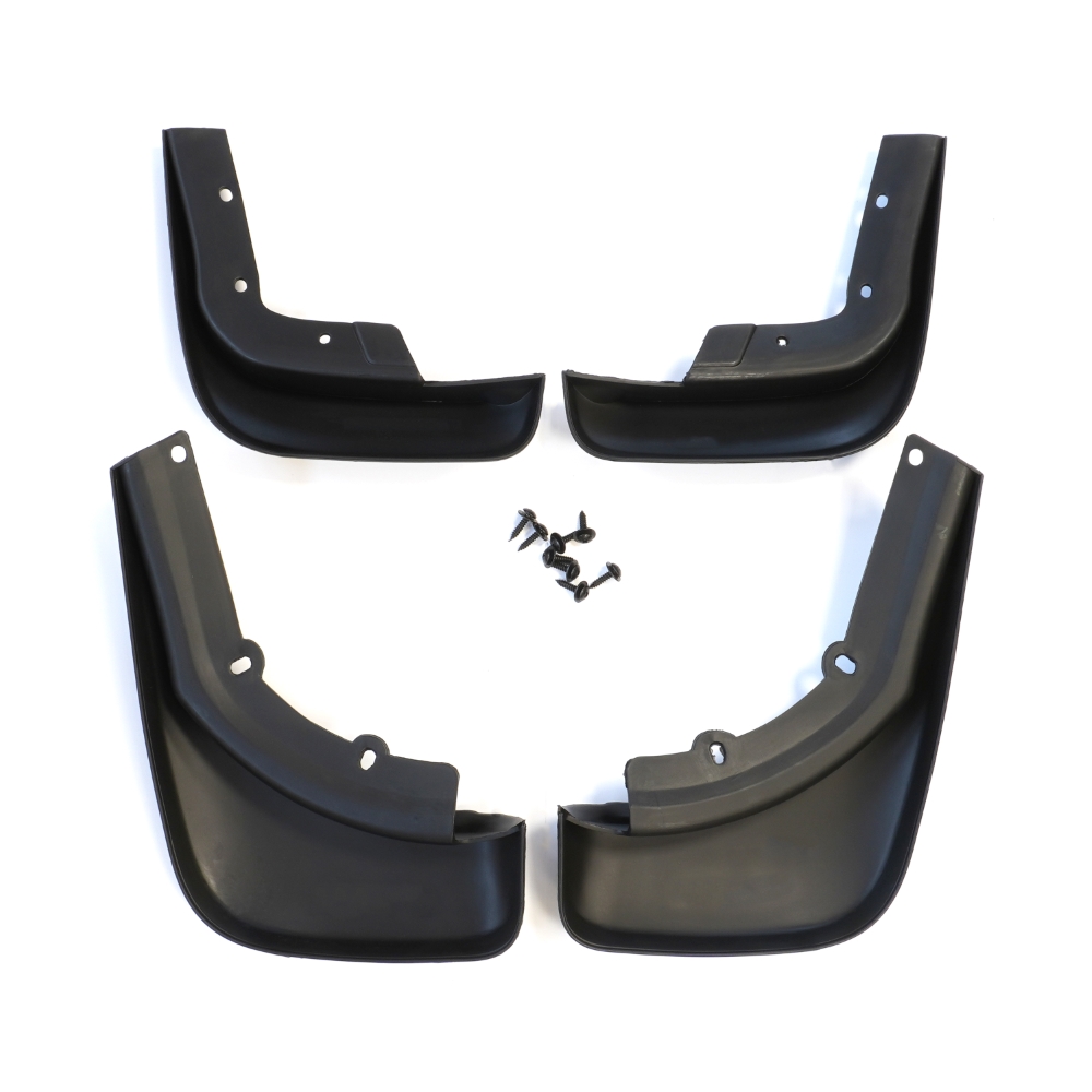 Set 4 aparatori de noroi MEGA DRIVE 51655, din plastic, negru, cu suruburi montaj, pentru Volvo XC60 2014-2018