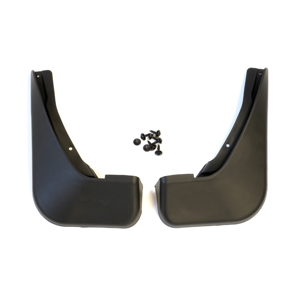 Set 4 aparatori de noroi MEGA DRIVE 51640, din plastic, negru, cu suruburi montaj, pentru Renault Captur I 2013-2020, Captur II 2020-