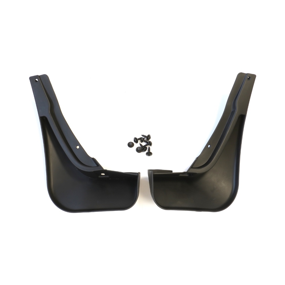 Set 4 aparatori de noroi MEGA DRIVE 51640, din plastic, negru, cu suruburi montaj, pentru Renault Captur I 2013-2020, Captur II 2020-