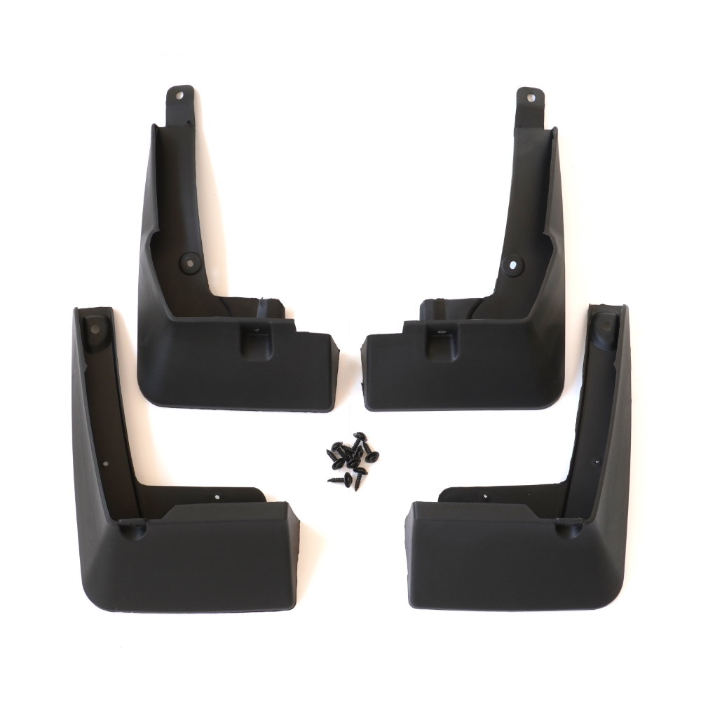 Set 4 aparatori de noroi MEGA DRIVE 51651, din plastic, negru, cu suruburi montaj, pentru Toyota C-HR, 2017-