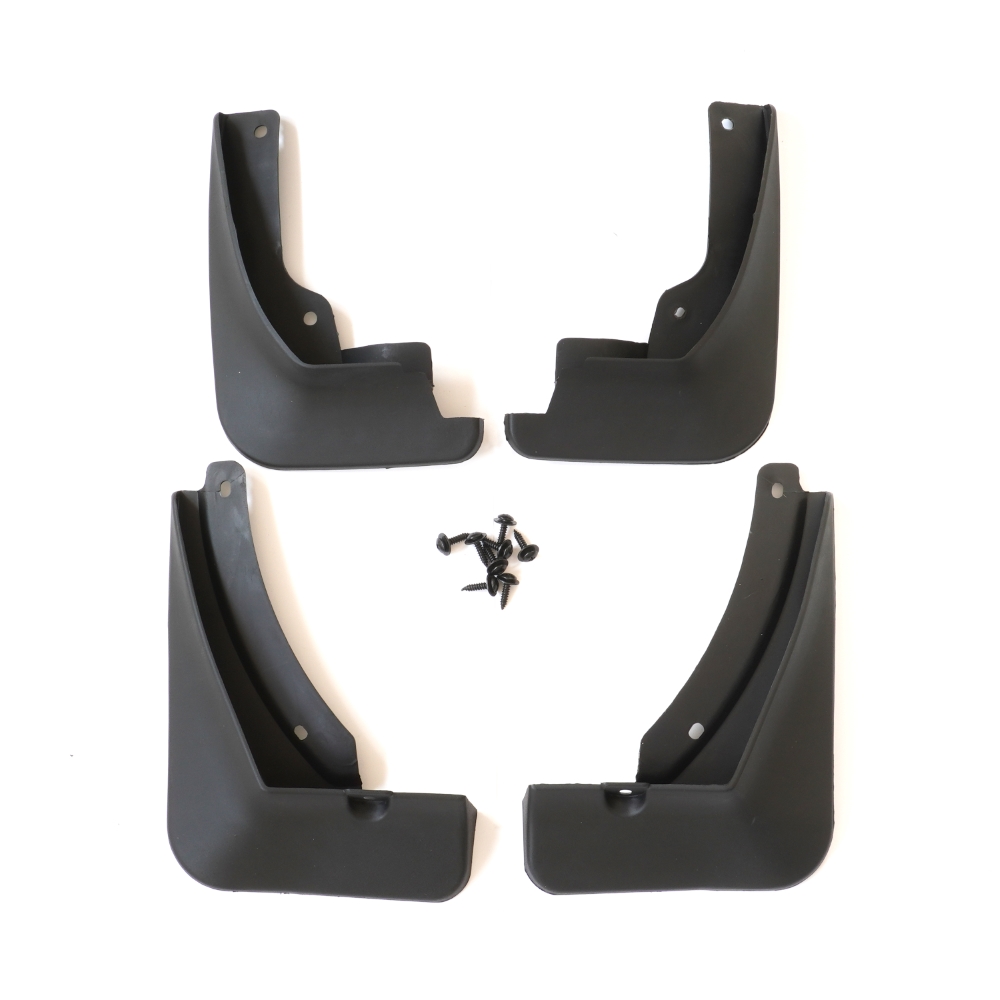 Set 4 aparatori de noroi MEGA DRIVE 51644, din plastic, negru, cu suruburi montaj, pentru Skoda Octavia 3 2018-2020 Sedan