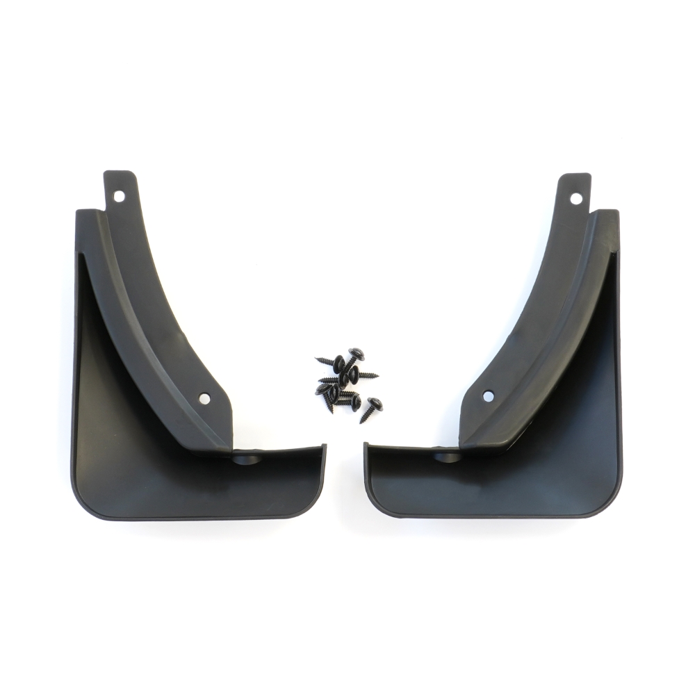 Set 4 aparatori de noroi MEGA DRIVE 51643, din plastic, negru, cu suruburi montaj, pentru Skoda Octavia 3 berlina, Break 2014-2018