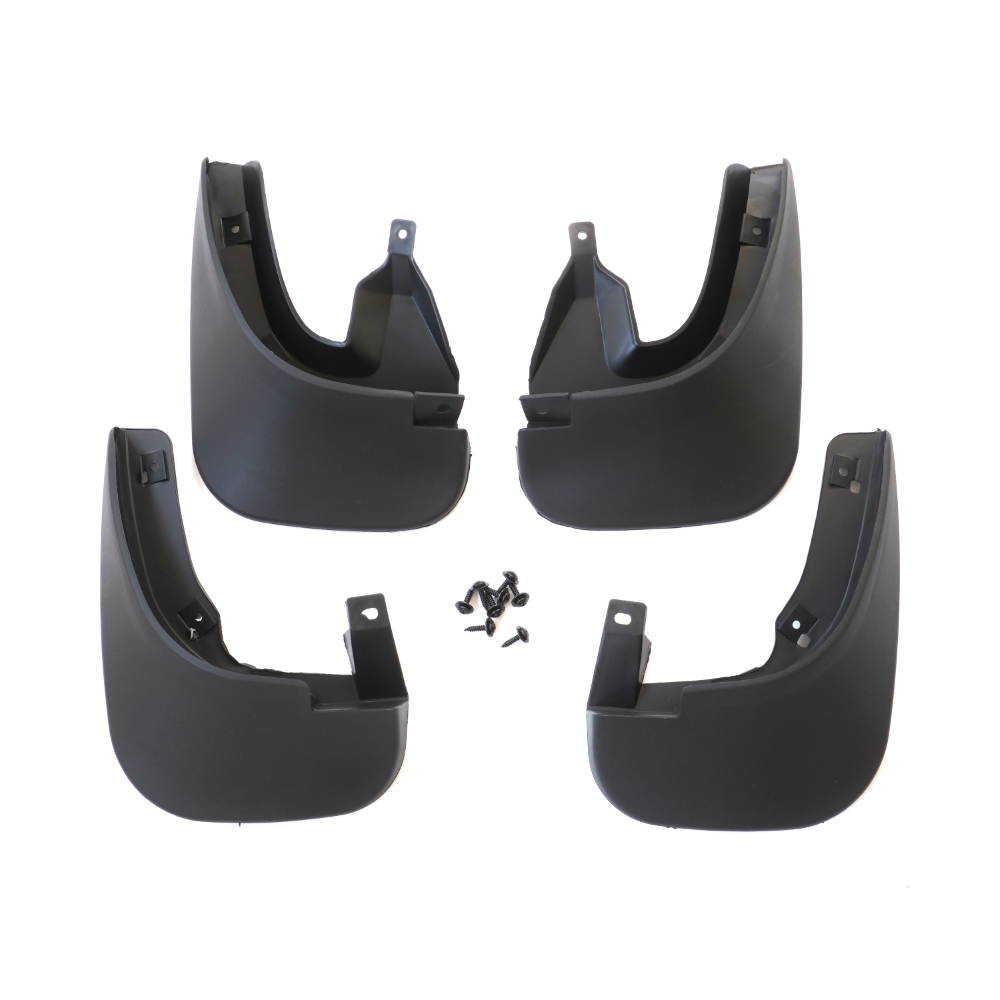 Set 4 aparatori de noroi MEGA DRIVE 51627, din plastic, negru, cu suruburi montaj, pentru Hyundai Tucson 2007-2012