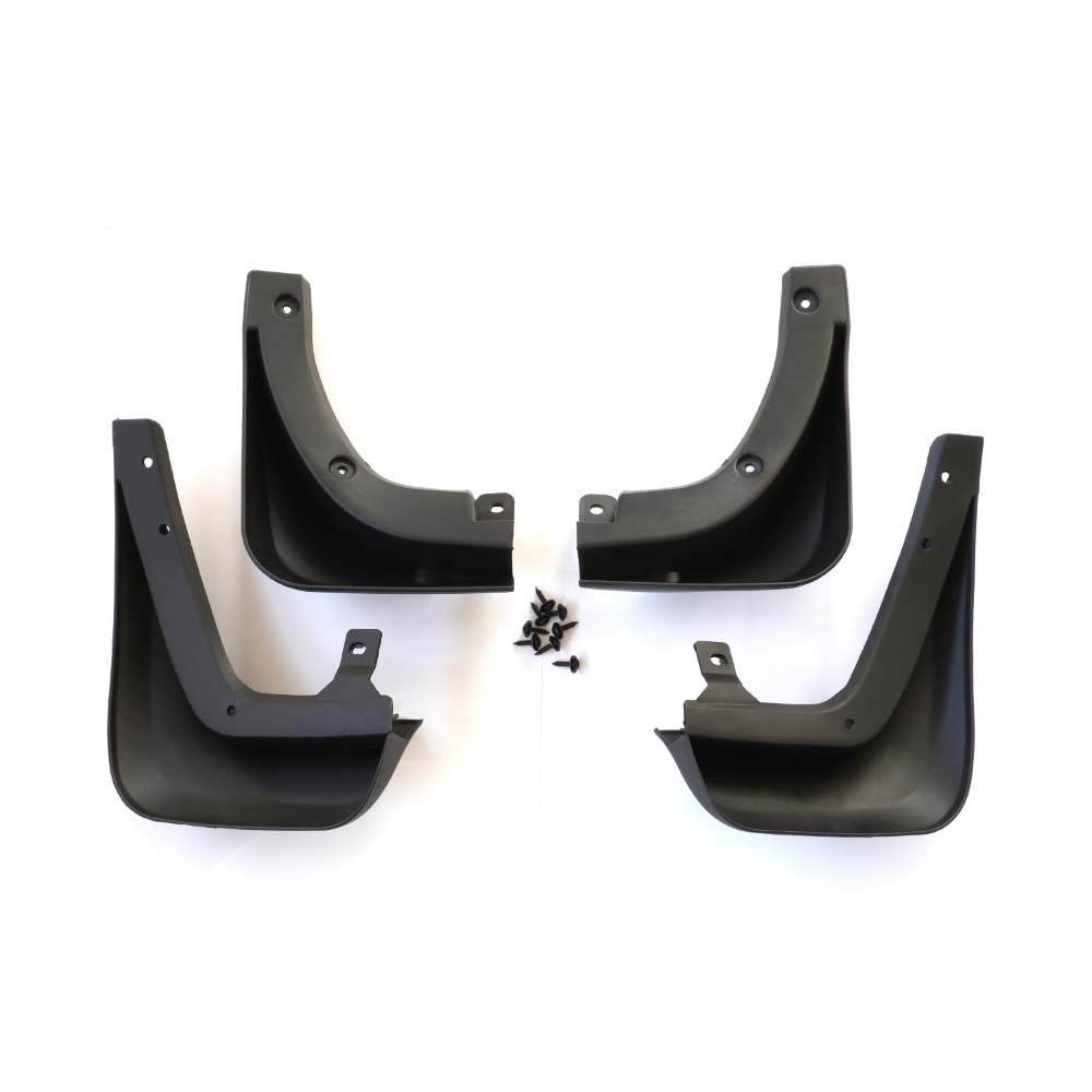 Set 4 aparatori de noroi MEGA DRIVE 51631, din plastic, negru, cu suruburi montaj, pentru KIA SPORTAGE 2012-2015
