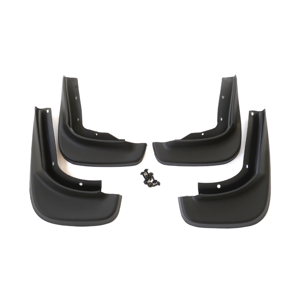 Set 4 aparatori de noroi MEGA DRIVE 51656, din plastic, negru, cu suruburi montaj, pentru Volvo XC90 2008-2014