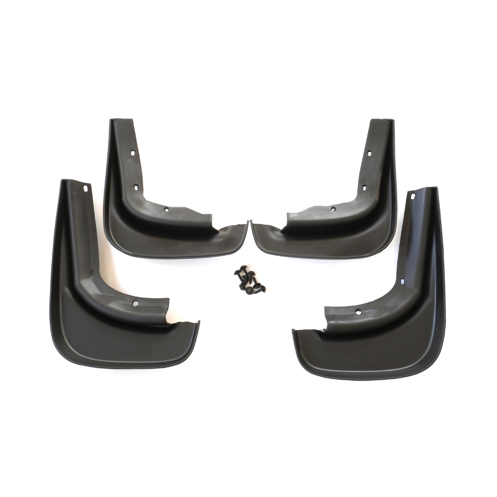 Set 4 aparatori de noroi MEGA DRIVE 51656, din plastic, negru, cu suruburi montaj, pentru Volvo XC90 2008-2014
