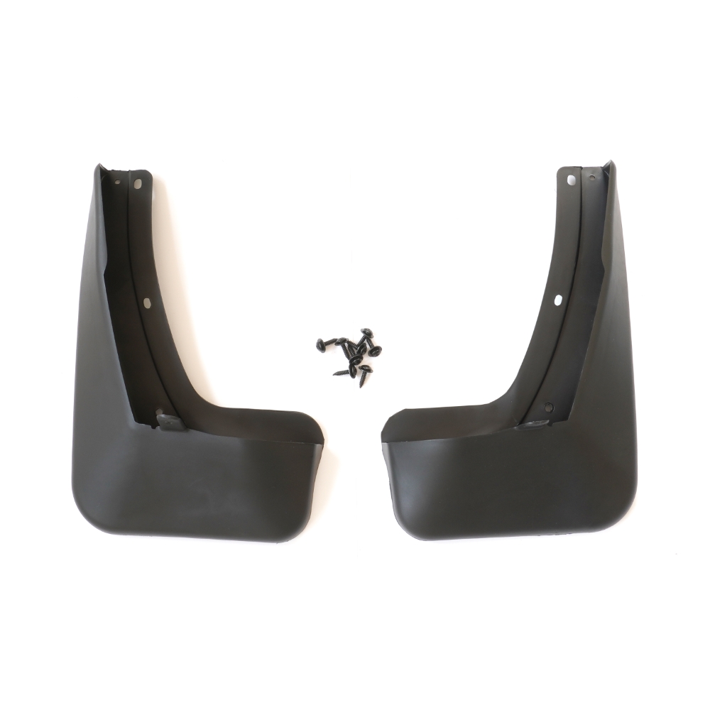 Set 4 aparatori de noroi MEGA DRIVE 51666, din plastic, negru, cu suruburi montaj, pentru Volkswagen Tiguan II 2017-