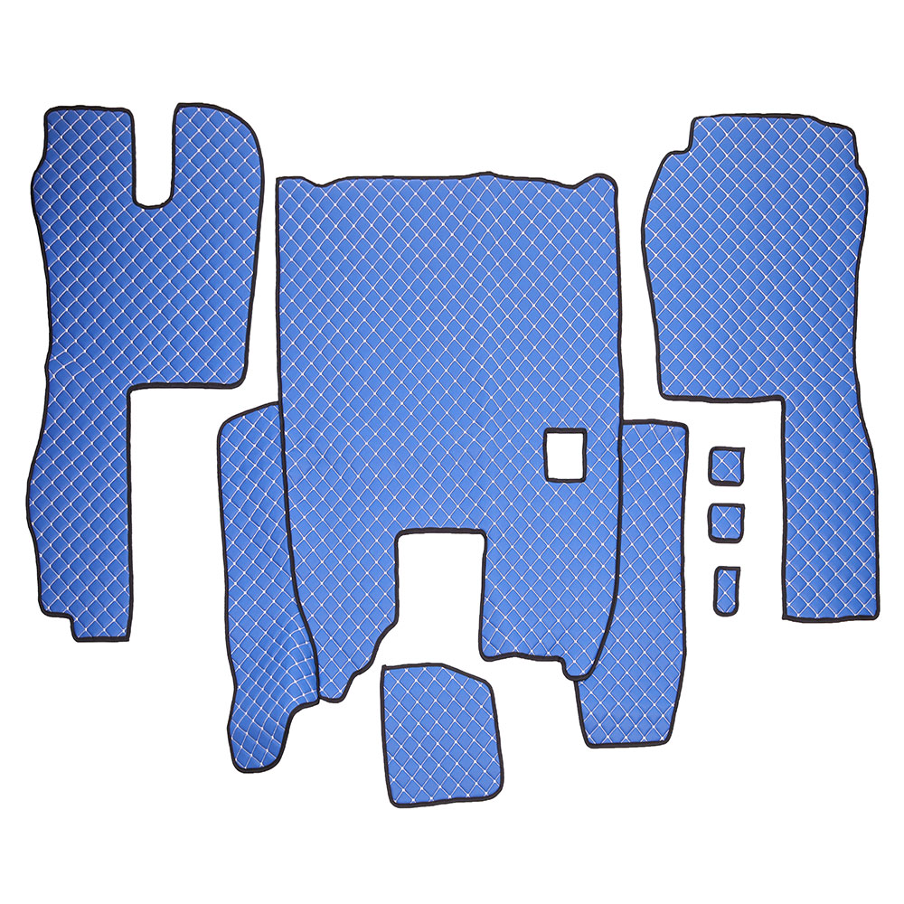 Set covorase pentru camioane, din piele ecologica, UMBRELLA 96327, pentru Scania seria R 2005-2016, manuala, albastru