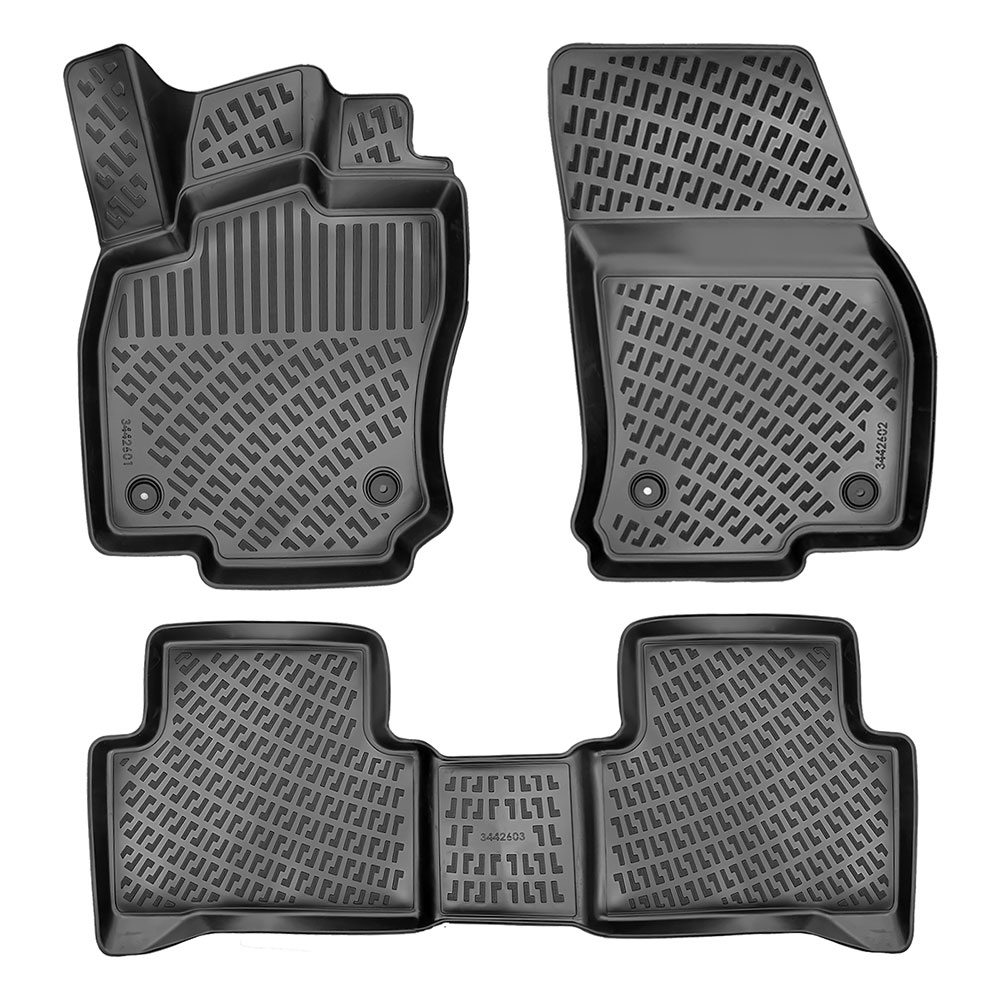 Set covorase auto din cauciuc UMBRELLA 75022, pentru Volkswagen Touran II 2015-