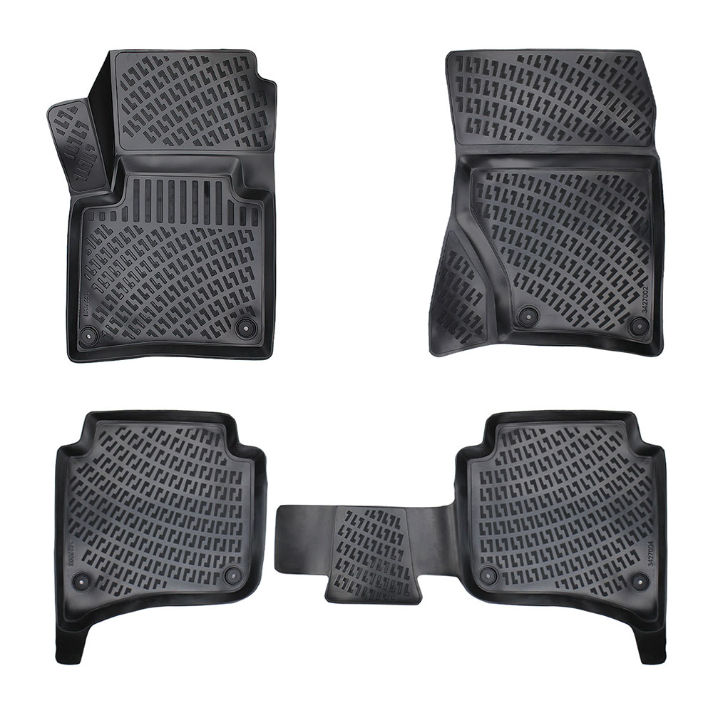 Set covorase auto din cauciuc UMBRELLA 75025, pentru Volkswagen Touareg II 2010-2018