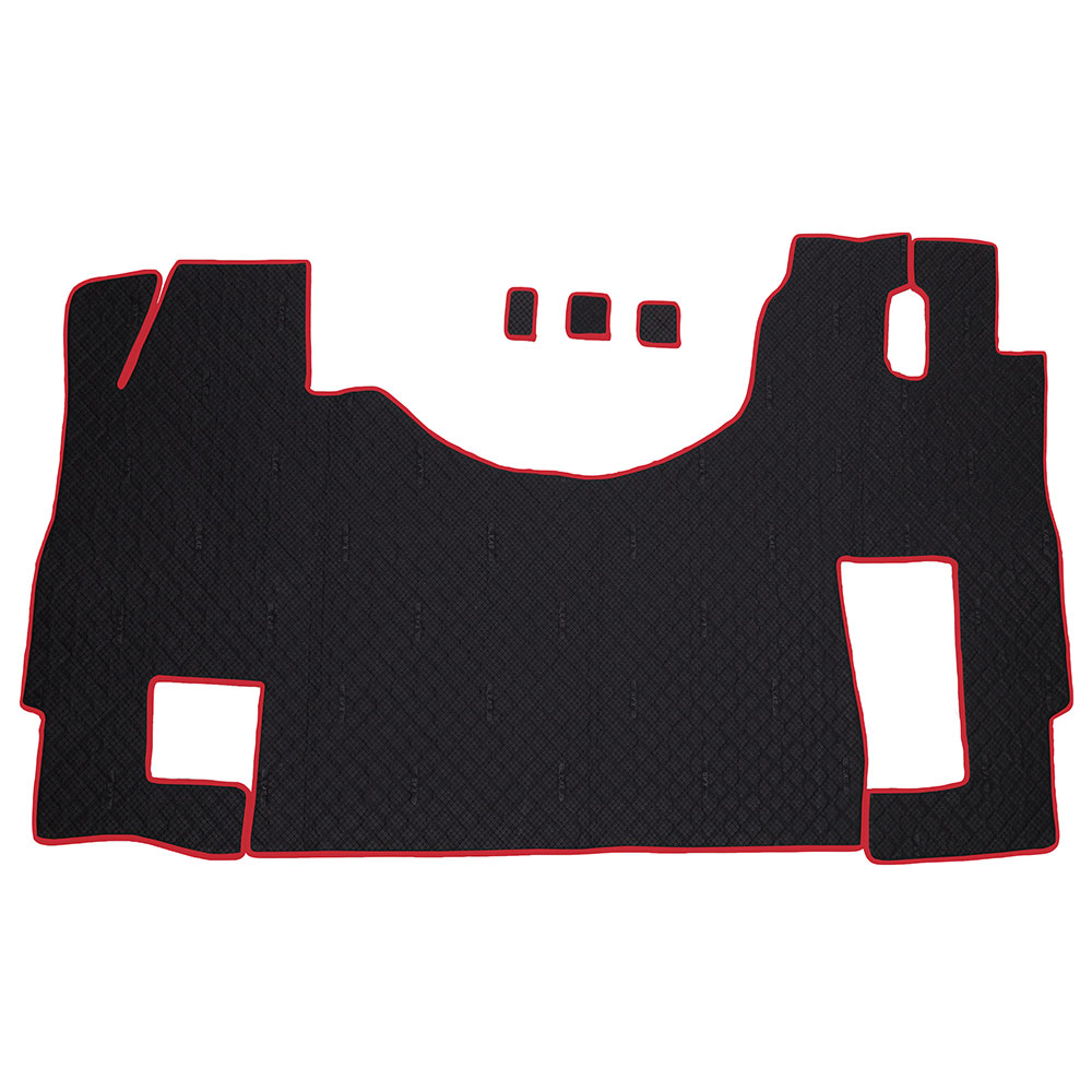 Set covorase pentru camioane, din piele ecologica, UMBRELLA 96283, pentru Mercedes Actros Euro 5 1844 MP2 MP3 MP4, negru
