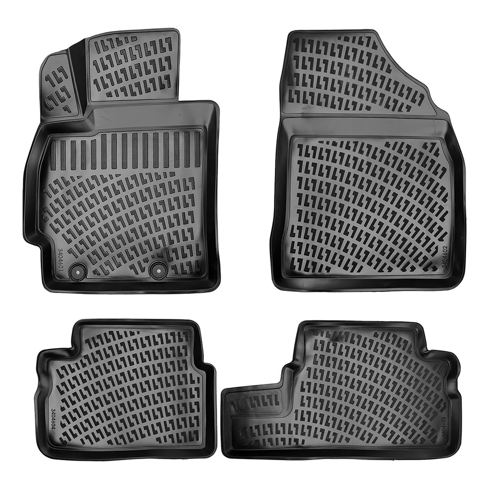 Set covorase auto din cauciuc UMBRELLA 75002, pentru Toyota Corolla X E140, E150 2006-