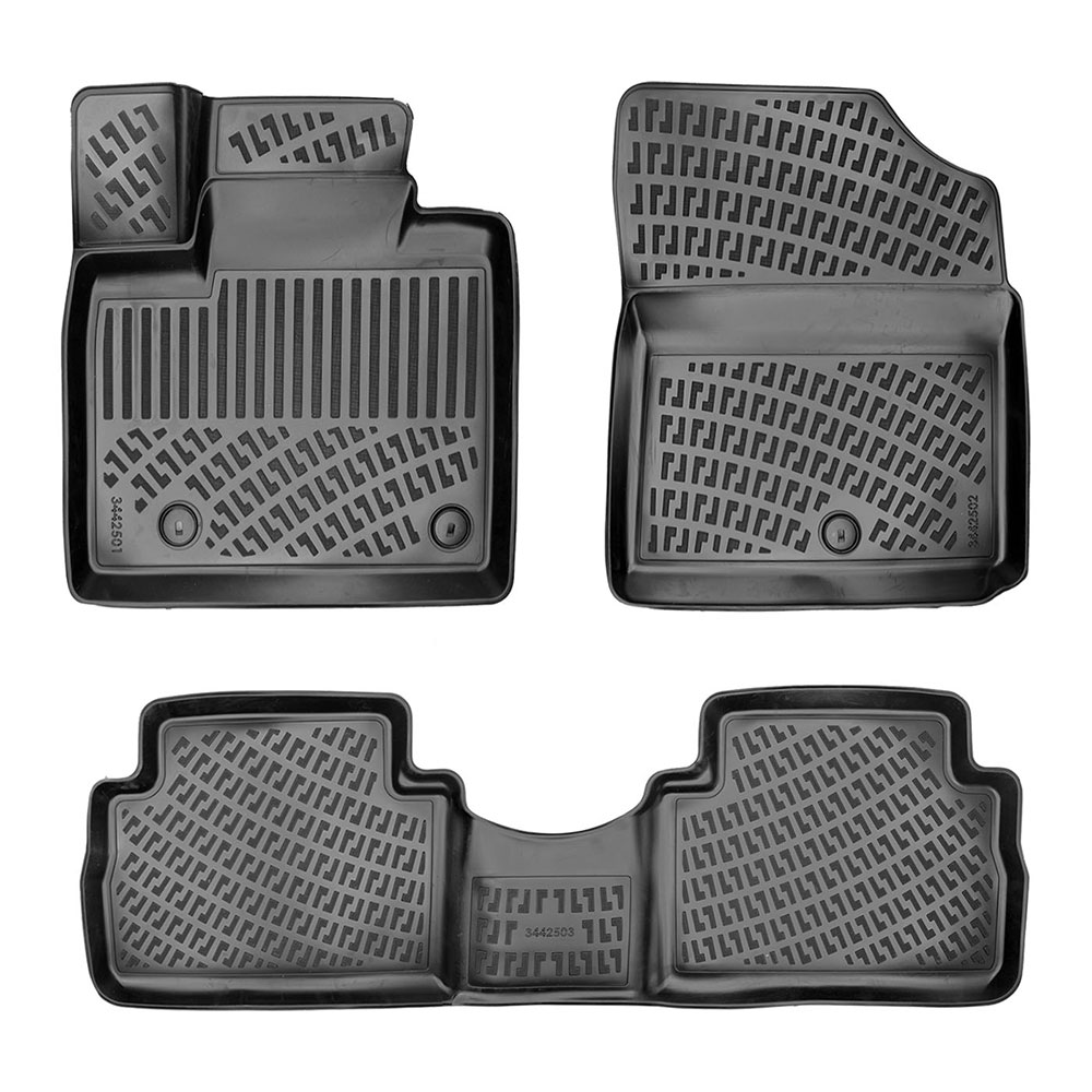 Set covorase auto din cauciuc UMBRELLA 74466, pentru Hyundai Santa FE IV, petrol version, 2018-