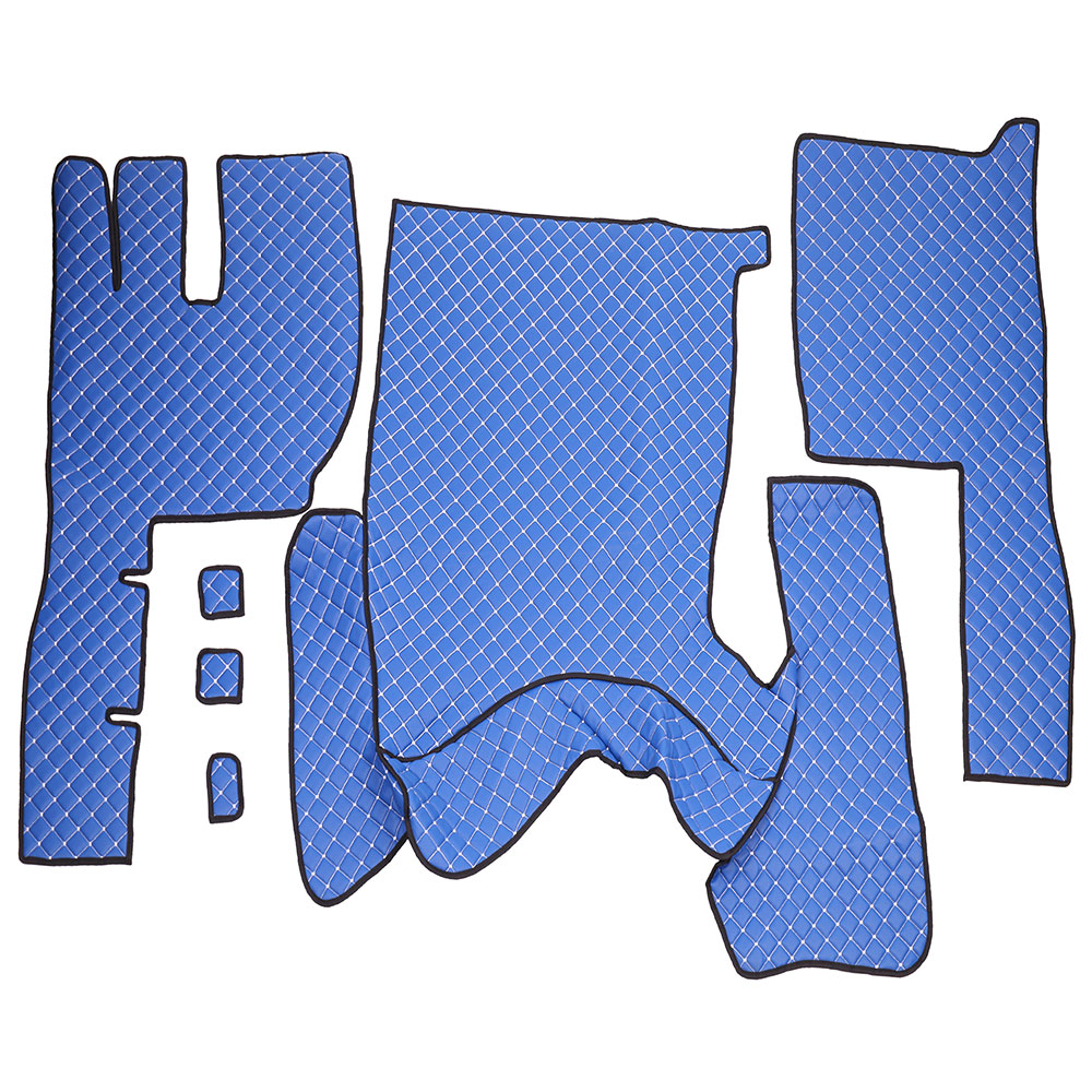 Set covorase pentru camioane, din piele ecologica, UMBRELLA 96338, pentru Volvo Fh12 2005-2011, manual, albastru, tip 1
