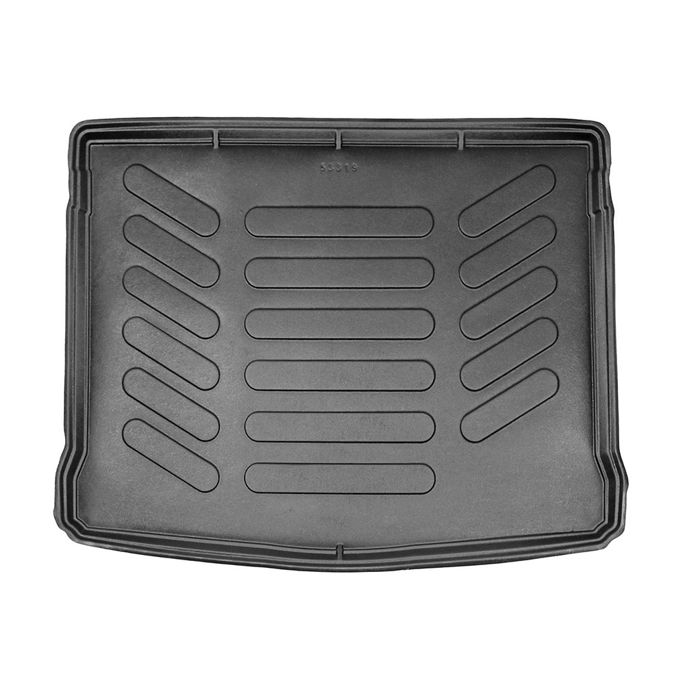 Tavita portbagaj auto UMBRELLA 75459, din cauciuc PVC, negru, pentru Ford Focus 4 HB, cu kit de reparatie anvelope, 2018-