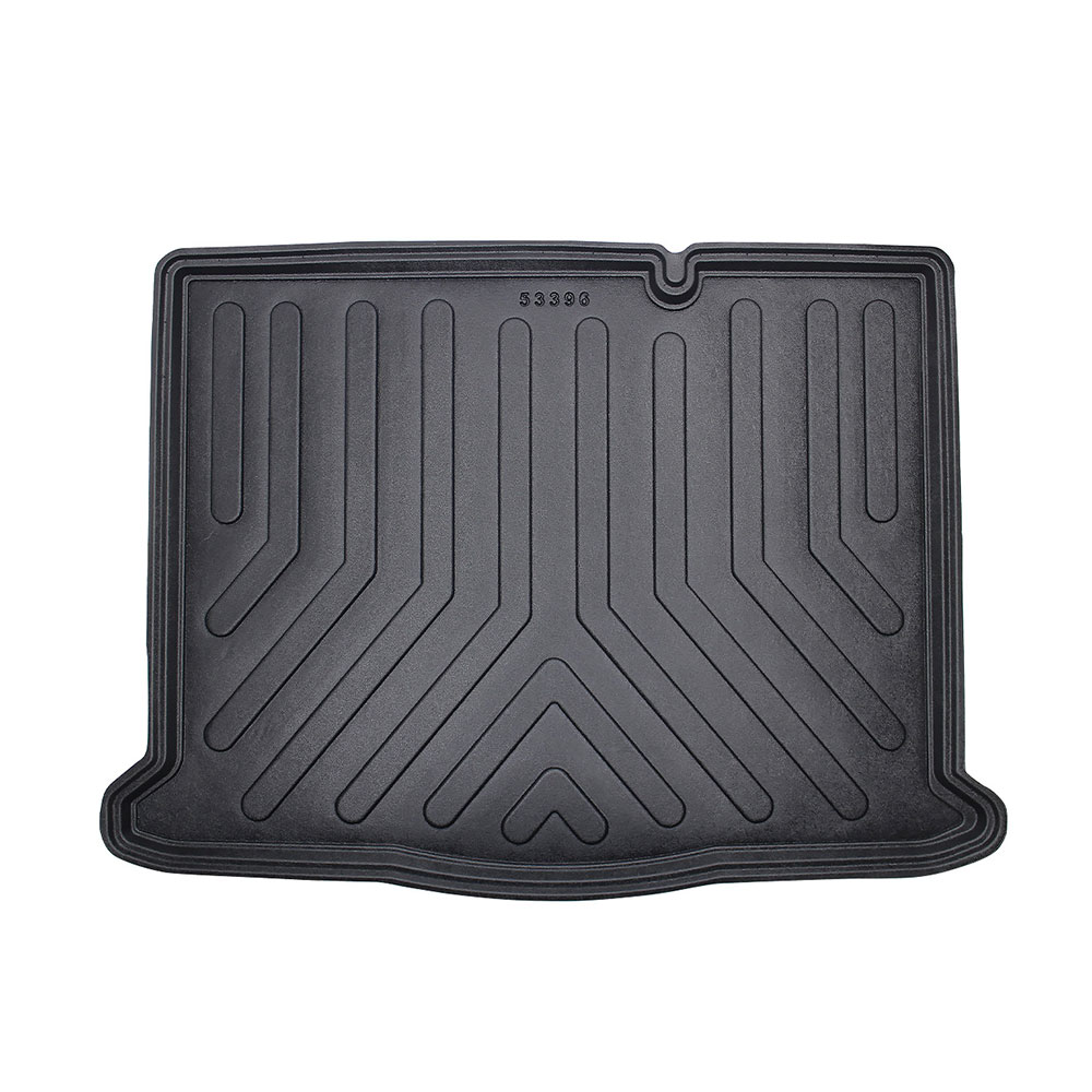 Tavita portbagaj auto UMBRELLA 75460, din cauciuc PVC, negru, pentru Ford Focus 4 HB, roata de rezerva subtire, 2018-