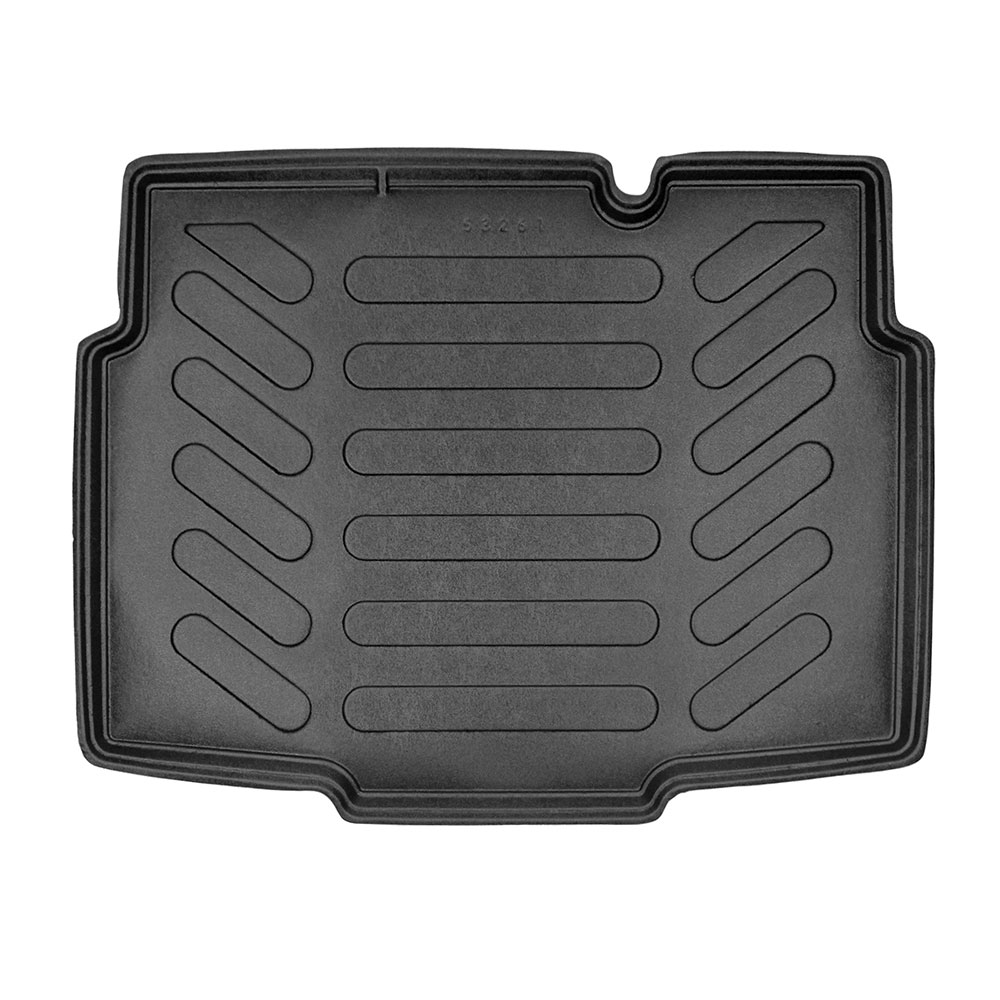 Tavita portbagaj auto UMBRELLA 76033, din cauciuc PVC, negru, pentru Opel Crossland X, cu podeaua joasa, 2017-