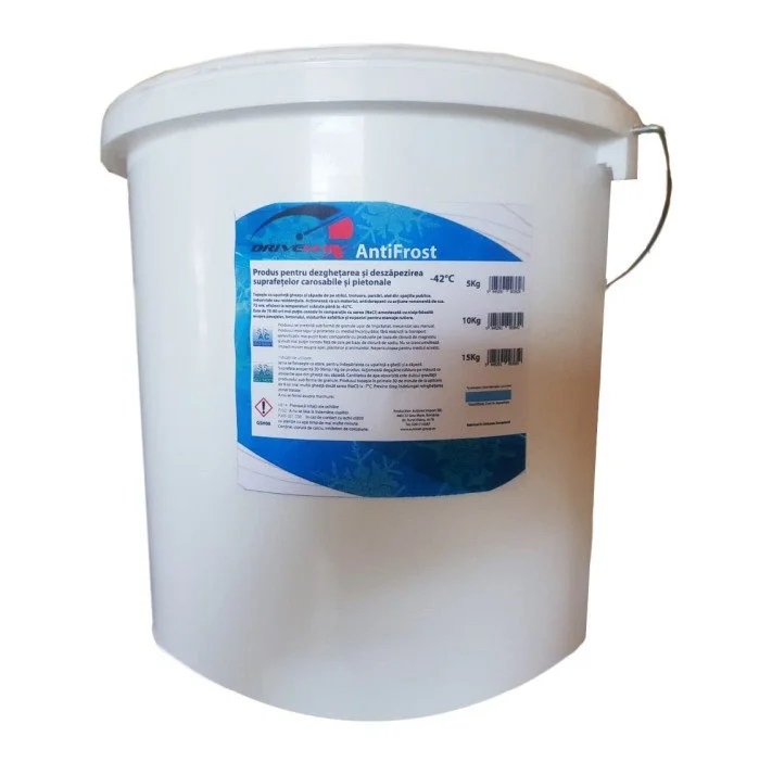 Solutie pentru dezghetare suprafete DRIVEMAX Antifrost DRIV AFROST 10KG, material antiderapant, volum recipient 10 kg