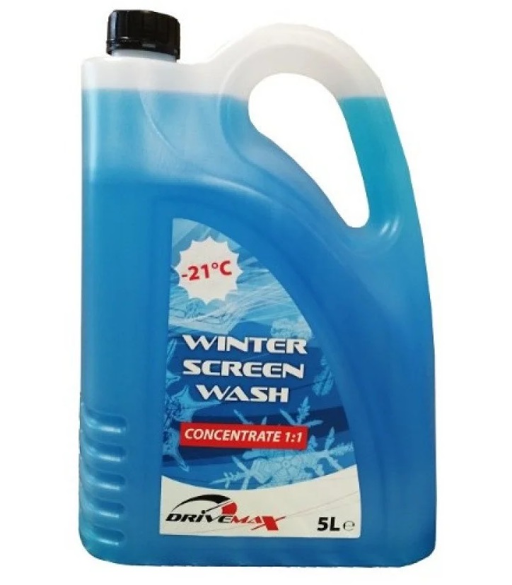 Lichid de parbriz pentru iarna, concentrat, DRIVEMAX DRIV WINTER SW 5L, temperatura inghet -21 C, volum recipient 5 litri, concentratie 1:1