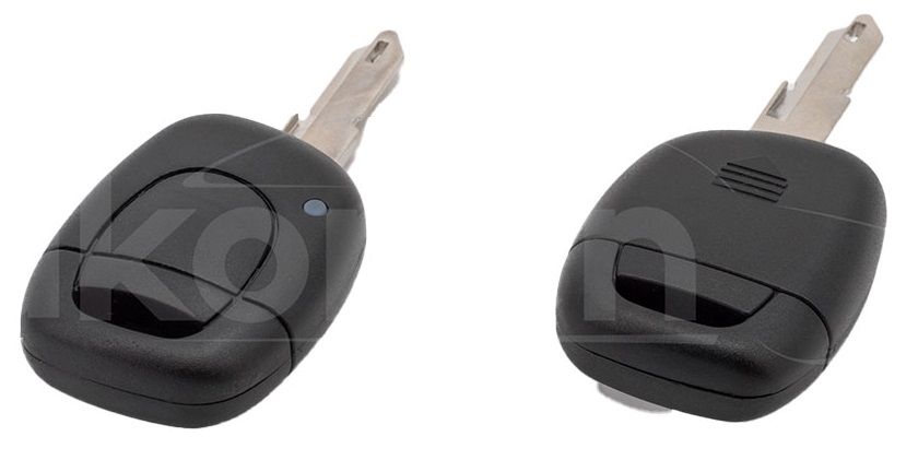 Carcasa cheie contact AKONEN 96368, 1 buton, cu cheie, pentru Renault Clio, Espace, Kangoo, Laguna, Twingo