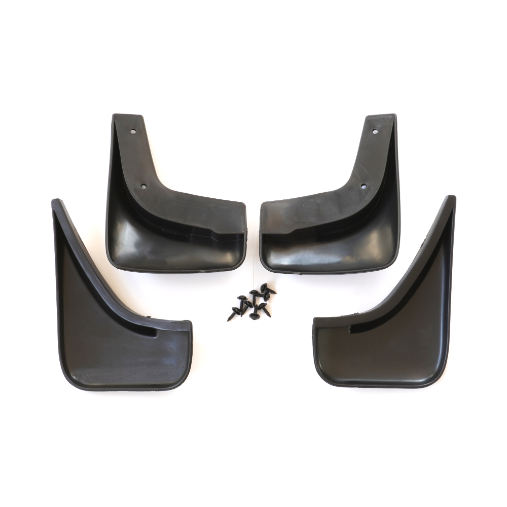 Set 4 aparatori de noroi MEGA DRIVE 51678, din plastic, negru, cu suruburi montaj, pentru Volkswagen Golf 4, 1999-2006