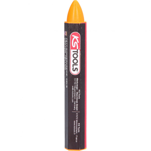 Creta pentru marcare KS TOOLS 100.4045, galben, pachet de 12 bucati