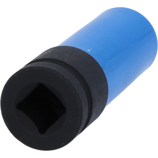 Cheie tubulara de impact KS TOOLS 515.1073, pentru jante de aluminiu, antrenor patrat 1/2 inch, deschidere cheie 17 mm, acoperire plastic