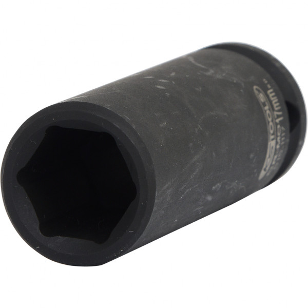 Cheie tubulara de impact KS TOOLS 515.1117, antrenor patrat 1/2 inch, deschidere cheie 19 mm, lungime 78 mm, otel crom molibden