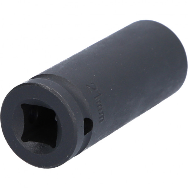 Cheie tubulara de impact KS TOOLS 515.1121, antrenor patrat 1/2 inch, deschidere cheie 21 mm, lungime 78 mm, otel crom molibden
