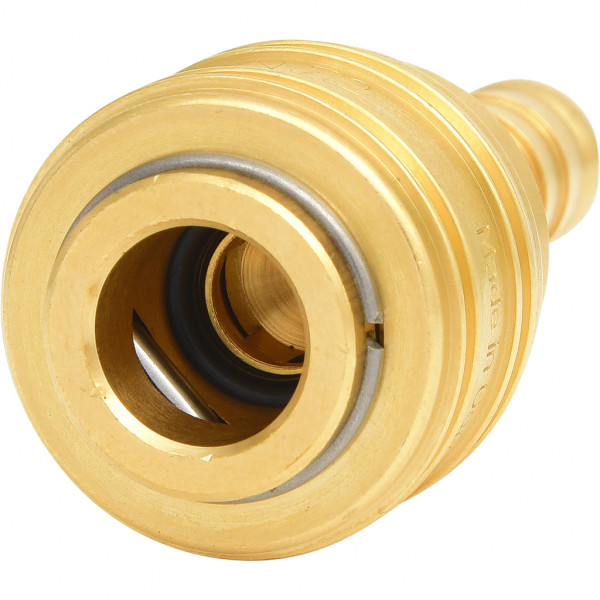 Cuplaj din alama pentru furtune de aer comprimat KS TOOLS 515.3487, diametru stut 9 mm, lungime 55 mm