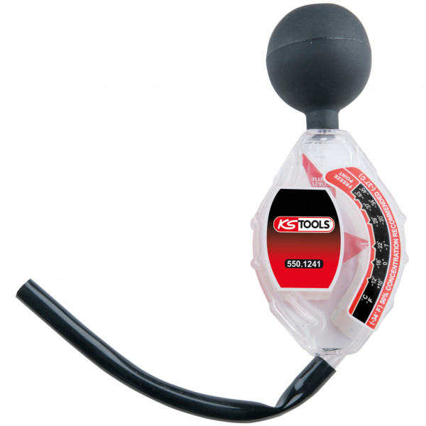 Tester pentru verificarea antigelului KS TOOLS 550.1241, din material plastic