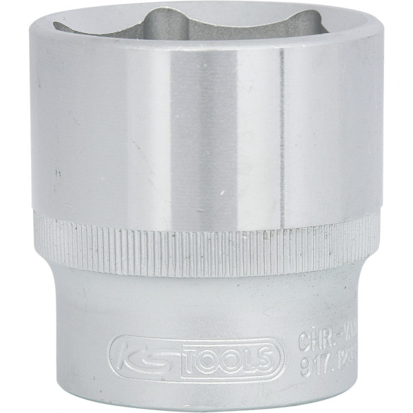 Cap cheie tubulara KS TOOLS 917.1232, antrenor patrat 1/2 inch, profil hexagonal, deschidere 32 mm, lungime 44 mm, otel crom vanadiu