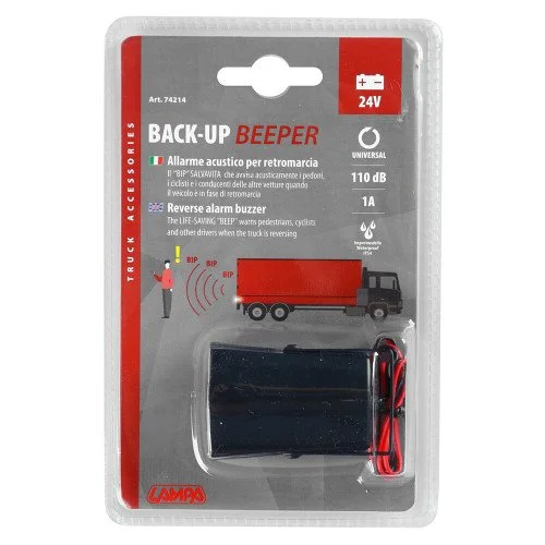 Alarma acustica pentru marsarier LAMPA LAM74214, putere acustica 110 dB, alimentare 24V