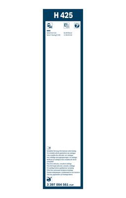Lamela stergator luneta BOSCH Twin Rear H425 3397004561, lungime 425 mm