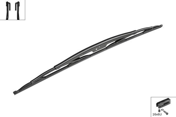 Lamela stergator parbriz BOSCH Twin N101 3397018198, lungime 1000 mm, standard, fixare cu carlige