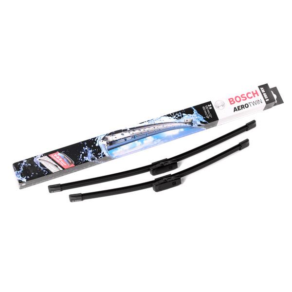 Set lamele stergator parbriz BOSCH AeroTwin AM460S 3 397 007 460, lungime 530 mm, 450 mm, fara carcasa, cu spoiler