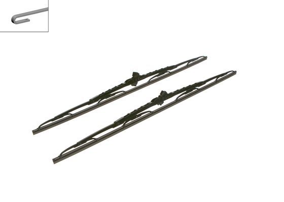 Set lamele stergator BOSCH Twin 650 3 397 118 320, lungime 650 mm, 650 mm, standard