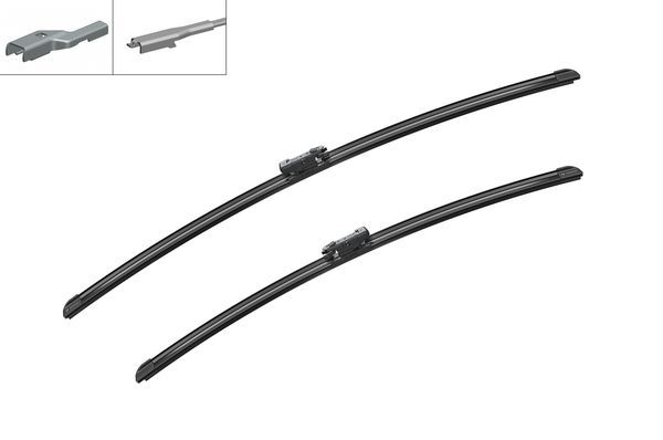 Set stergatoare BOSCH AeroTwin A641S 3 397 007 644, lungime 625 mm, 725 mm, fara carcasa, pentru vehicule cu volan pe stanga