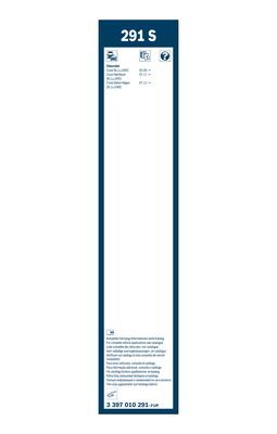 Set stergatoare BOSCH Twin 291S 3 397 010 291, lungime 600 mm, 450 mm, standard, cu spoiler
