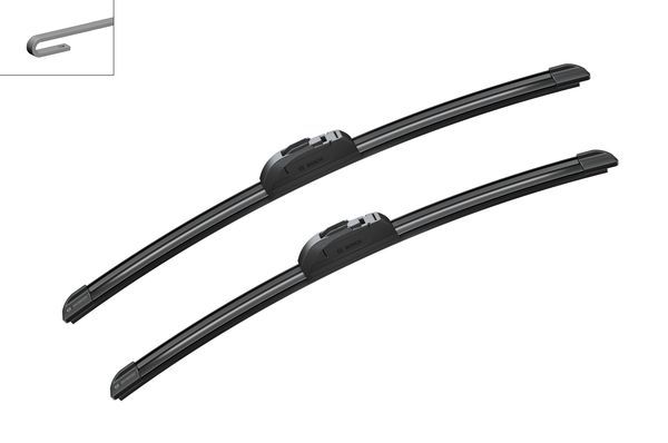 Set stergatoare BOSCH AeroTwin Retro AR451S 3 397 014 076, lungime 450 mm, 475 mm, fara carcasa, pentru vehicule cu volan pe stanga