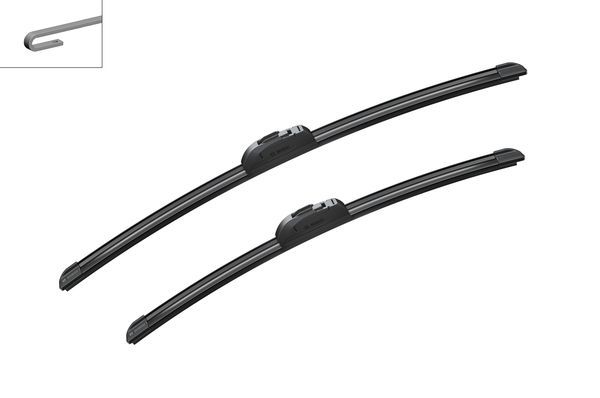 Set stergatoare BOSCH AeroTwin Retro AR728S 3397118904, lungime 550 mm, 475 mm, kit retrofit, fara carcasa, pentru vehicule cu volan pe stanga