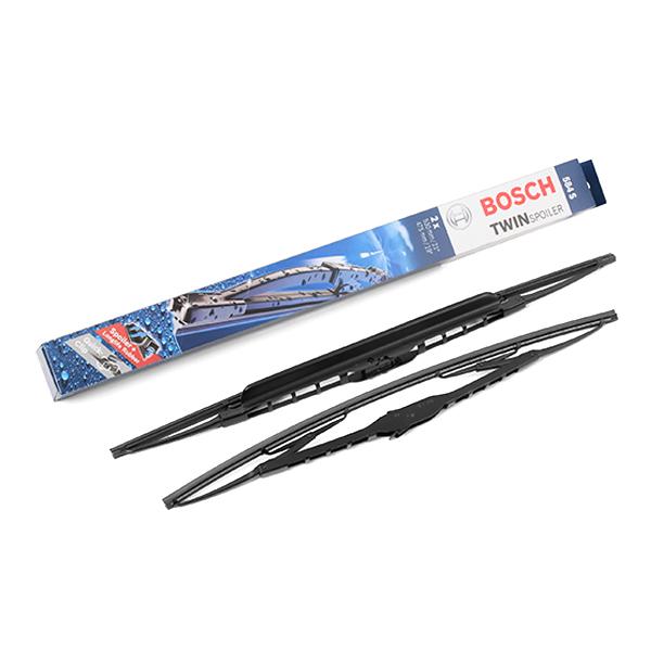 Set stergatoare parbriz BOSCH Twin 584S SP2119AS 3397001584, cu spoiler, lungime 530 mm, 475 mm, curbat in partea pasagerului