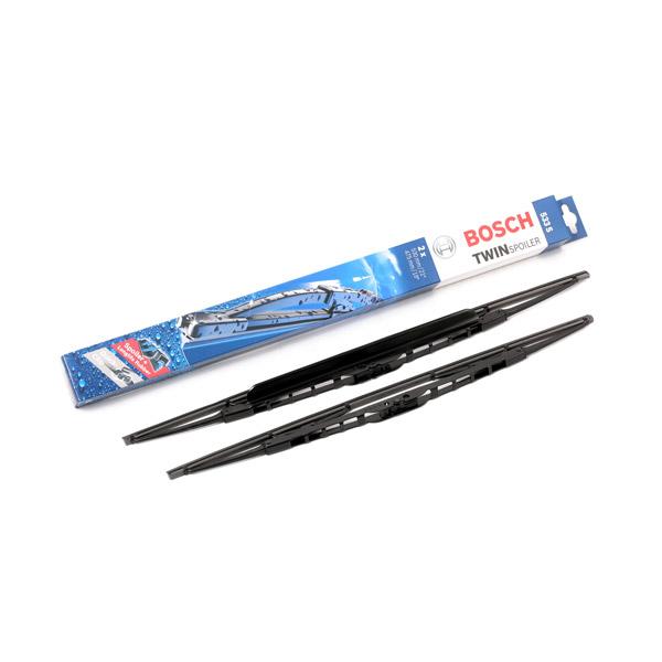 Set stergatoare parbriz BOSCH Twin 533S 3397118406, cu spoiler, lungime 530 mm, 475 mm, standard